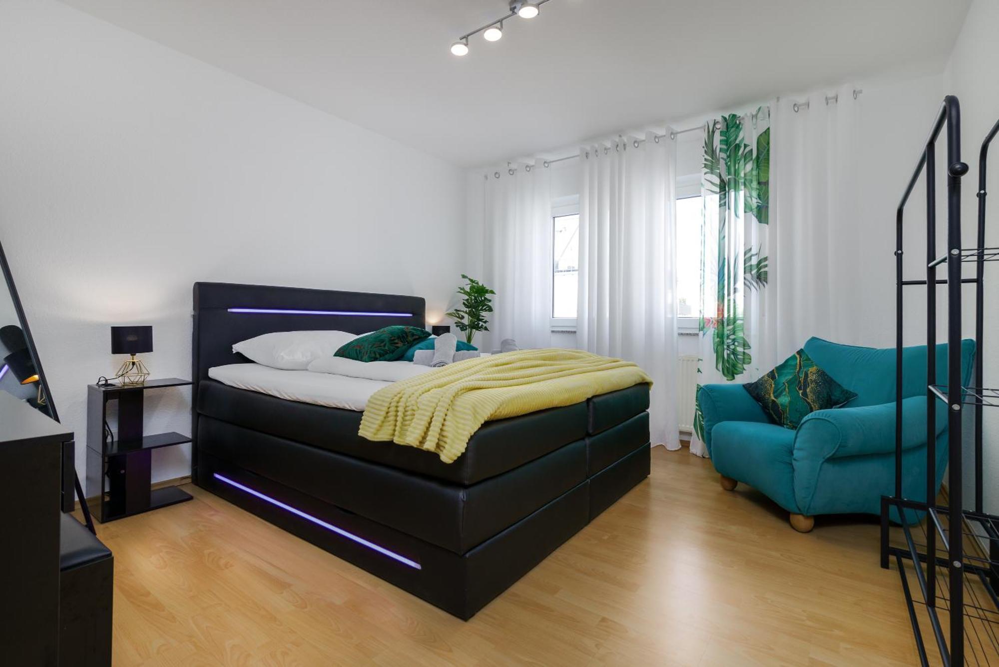 2 Zimmer Wohnung, Kueche, Bad, Balkon, Netflix Alzey Buitenkant foto
